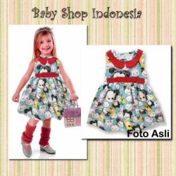 dress anak katun tsumtsum PD413 85  large